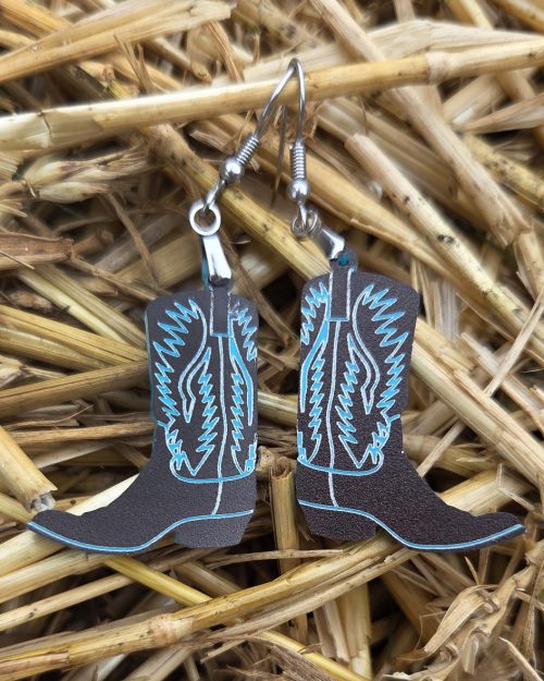Cowgirl Boot Earrings